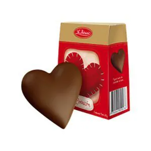 Caja de chocolate en forma de corazón de La Ibérica