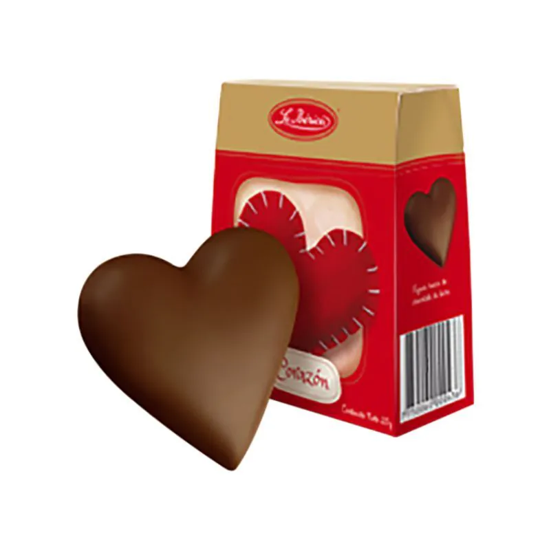 Caja de chocolate en forma de corazón de La Ibérica