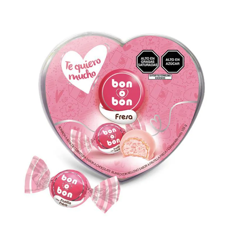 💖 Bon o Bon Fresa - Corazón de Amor 💖