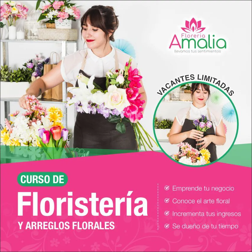 Curso Floristería y arreglos Florales